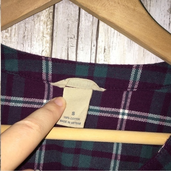 Duluth Purple Plaid Button Down - Picture 3 of 7